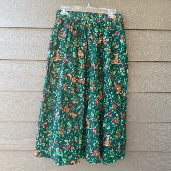 Vintage Lucia skirt Chrismas women’s, size 10 - Picture 1 of 14